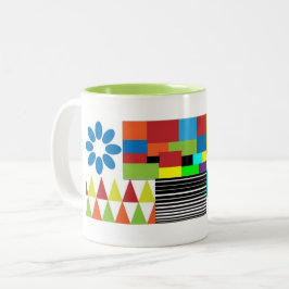 Moderne Kunst - Zweitonklassik - Tasse