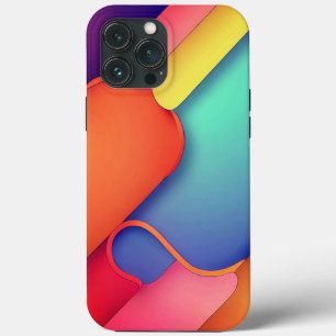 Moderne Kunstdesign-Falten der Farbe Case-Mate iPhone Hülle