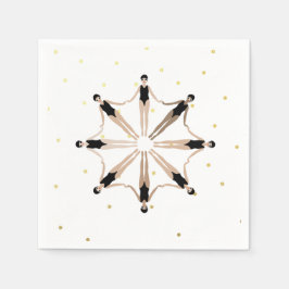 Moderne künstlerisch synchronisierte Schwimmer Gol Serviette