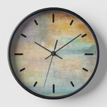 Moderne Künstlerische Abstrakte Uhr Herbst