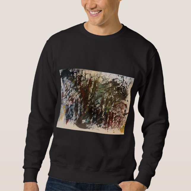 Moderne künstlerische Crewneck Sweatshirt (Vorderseite)