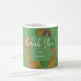 Moderne künstlerische Herbstfarbige Muster-Geburts Kaffeetasse