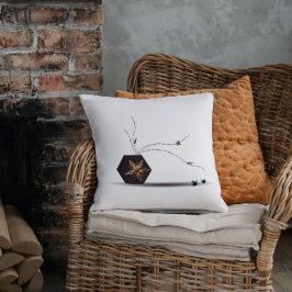 Moderne künstlerische Küstenseashell abstrakt küns Kissen