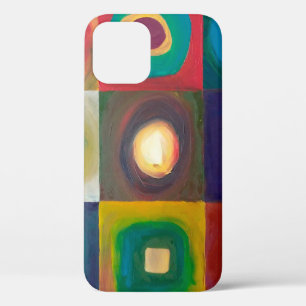 Moderne Kunstmalereiart,modern,abstrakt,quadratisc Case-Mate iPhone Hülle