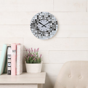 Moderne Kunstmauer Große Wanduhr