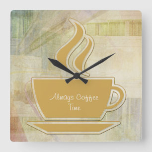 Moderne Kunstmauer Quadratische Wanduhr