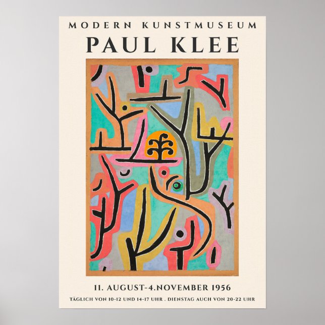 Moderne Kunstmuseum Poster (Vorne)
