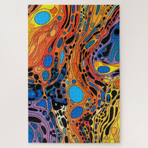 Moderne Kunstpuzzle Puzzle