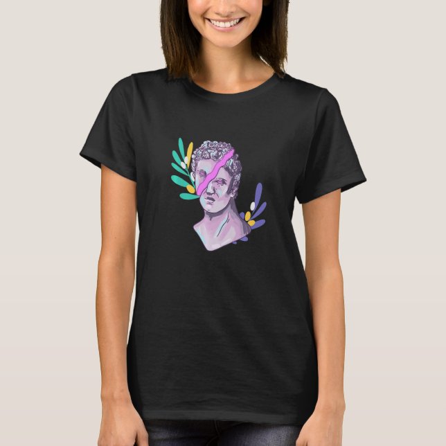 Moderne Kunststatue Griechisch Premium_1 T-Shirt (Vorderseite)