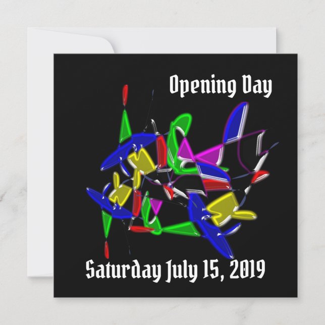 Moderne Kunstwerke , Farbexplosion (Vorderseite)