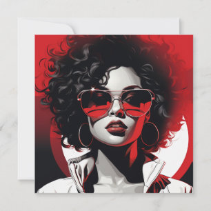 Moderne Kunstwerke: Stärkung der Rolle von Frauen  Mitteilungskarte