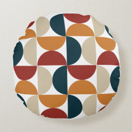 Moderne Kupferglüherei aus dem Mittelalter Rundes Kissen