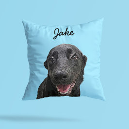 Moderne Labrador Retriever Illustration | Name hin Kissen