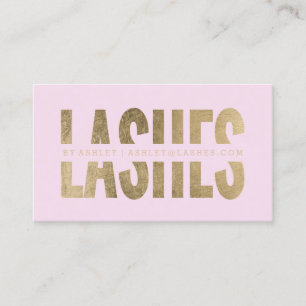 Moderne Läden schneiden Imitate Gold Typografie p Visitenkarte