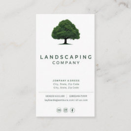 Moderne Landscaping Business Card Visitenkarte