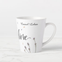 Moderne L'Art de Vivre Ästhetik Personalisiert Milchtasse