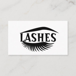 Moderne Lashes & Brows Business Card Visitenkarte