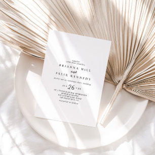 Moderne Lässige Hochzeit Einladung