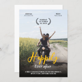 Moderne Lässige Hochzeit Einladung