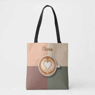 Moderne Latte Art Herz