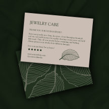 Moderne Leaf-Muster Produktpflege dank Karte