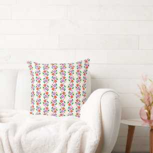 Moderne lebendige florale nahtlose helle Botanik Kissen