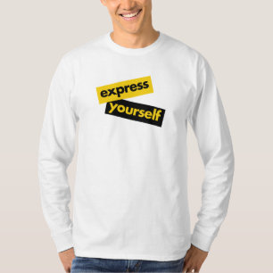 Moderne, lebendige, kühne Grafik von Express-Sie s T-Shirt