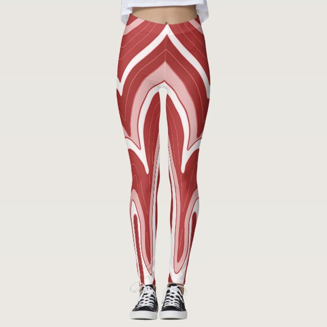 Moderne, lebendige Leggings "Ratti_Creative_Arts" (Vorderseite)