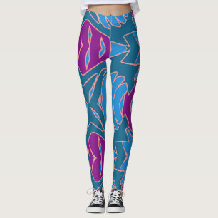 Moderne, lebendige Leggings "Ratti_Creative_Arts"