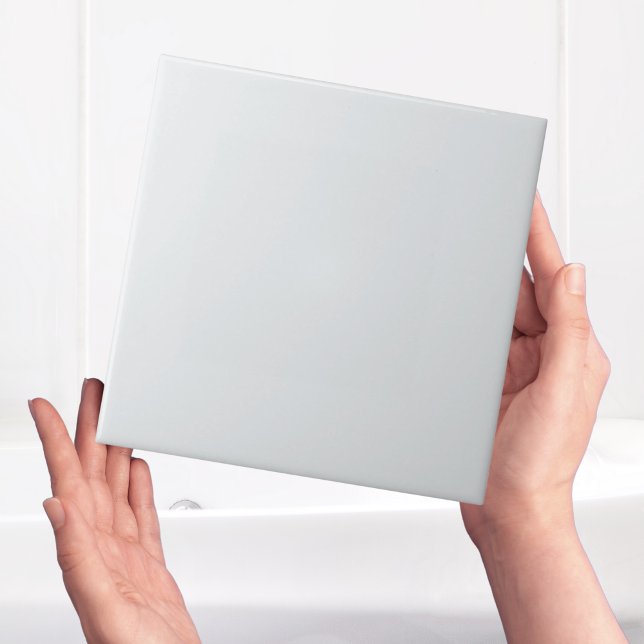 Moderne, leicht graue, Schlichte Farbtafel Fliese (simple and modern clean light grey ceramic tiles for bathroom or kitchen floors and walls)