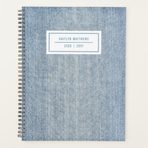 Moderne leichte Wash Denim Jeans Textname  Planer
