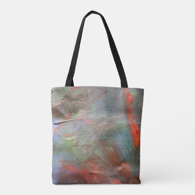 Moderne Leinwand-Tasche (Rückseite)