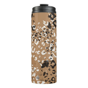 Moderne Leoparden: wilde Natur. Thermosbecher