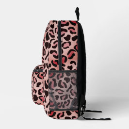 Moderne Leopardenmuster-Tiere Bedruckter Rucksack