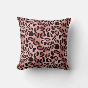 Moderne Leopardenmuster-Tiere Kissen