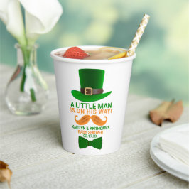 Moderne Leprechaun St. Patrick's Day Kinderdusche Pappbecher