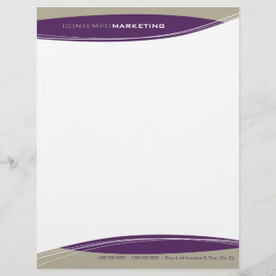 MODERNE LETTERHEAD: Verachtung 5 Briefbogen