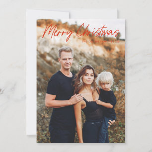 Moderne Lettering Frohe Weihnachten 2 Foto