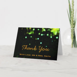 Moderne Leuchten Glitzer Confetti Glitzern Vielen Dankeskarte