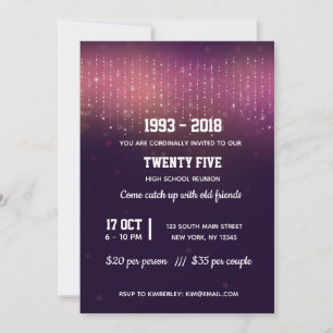 Moderne Lichter Einladung