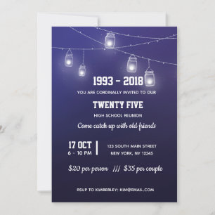 Moderne Lichter Einladung