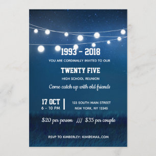 Moderne Lichter Einladung