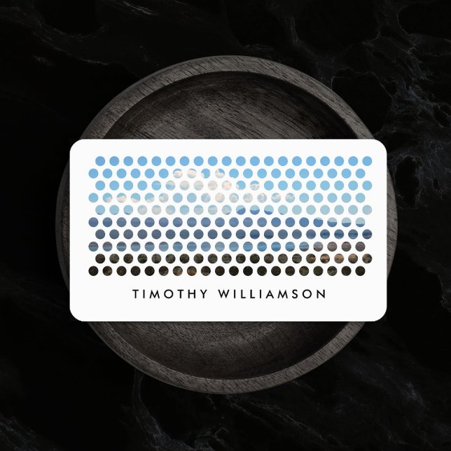 Moderne Lichtkreismuster Visitenkarte (Von Creator hochgeladen)