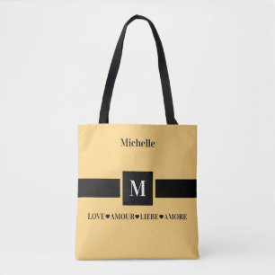 Moderne Liebe Amour Liebe Amore Name und Initiale 