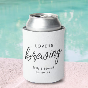 Moderne Liebe Brautparty Hochzeitsgeschenk Dosenkühler