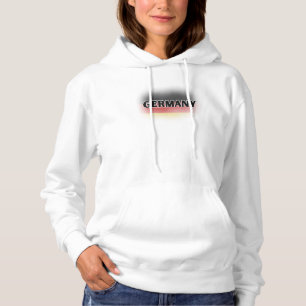Moderne Liebe Deutschland Flagge Europa Souvenir Hoodie