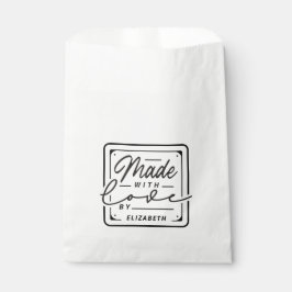 Moderne Liebe-Etiketten Geschenktütchen