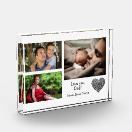 Moderne Liebe für benutzerdefinierte Fotolagen Vat Fotoblock