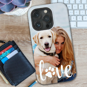 Moderne LIEBE für Pet-Bilder - Pfosten - Hundeschl Case-Mate iPhone Hülle