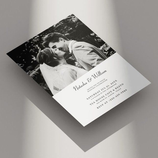 Moderne Liebe, geometrischer Stil: Personalisierte Einladung (Modern Love, Geometric Style: Personalized Wedding Invitation)